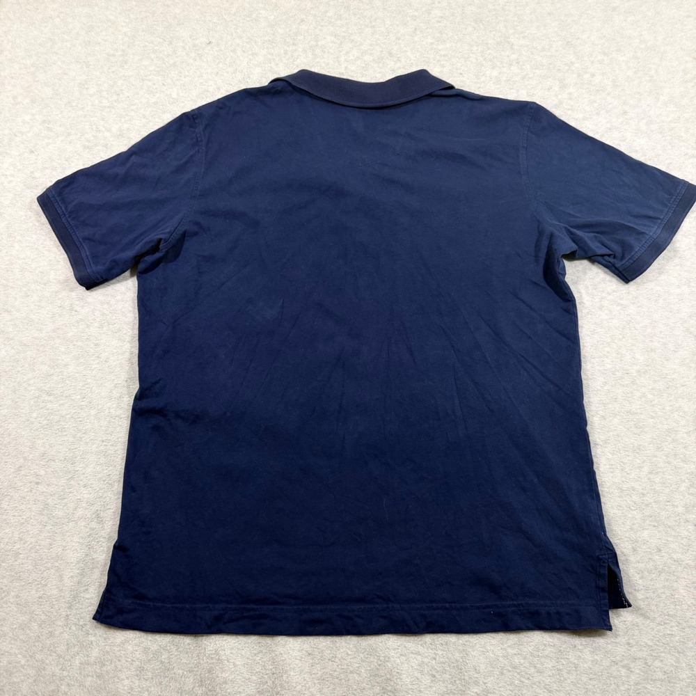 Robert Graham Polo Shirt Mens XL Navy Crowned Skull Paisley Trim Classic Fit - Picture 10 of 11